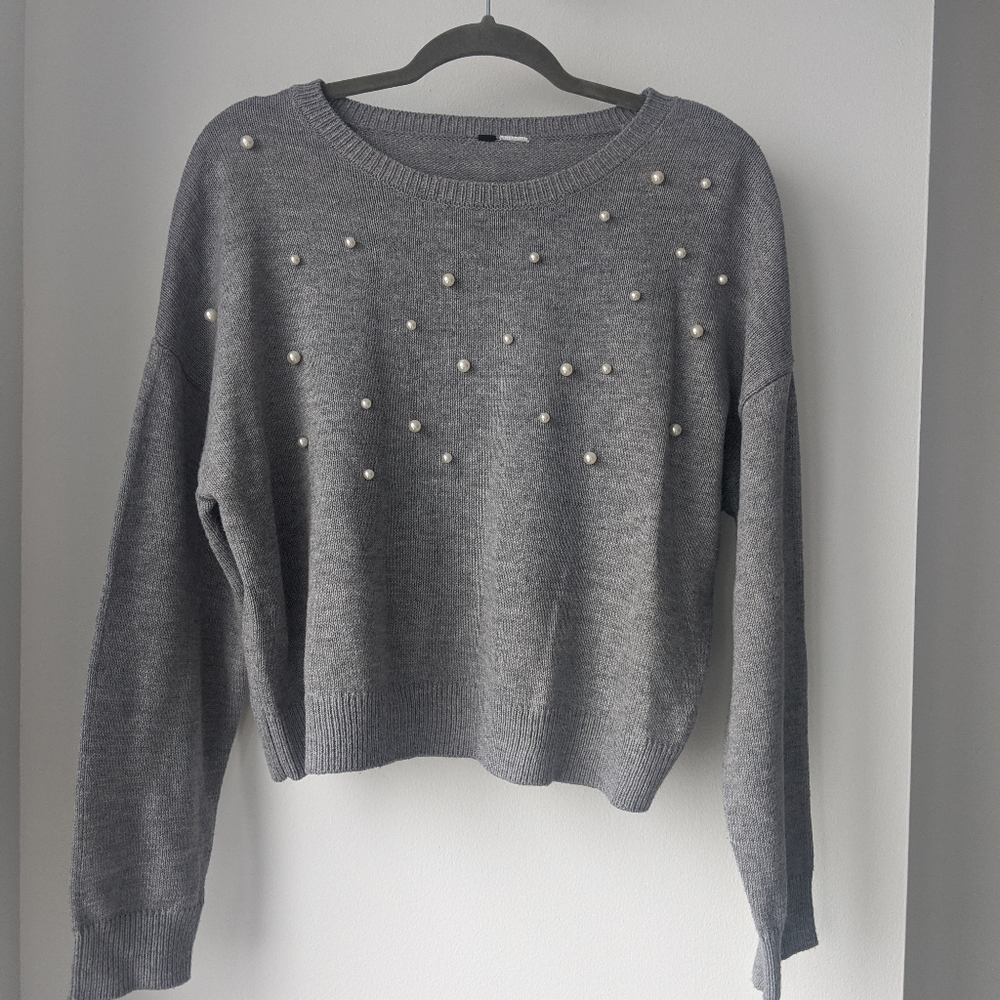 Grey Pearl Sweater